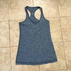 Lululemon Athletica Blue Racerback Tank Top